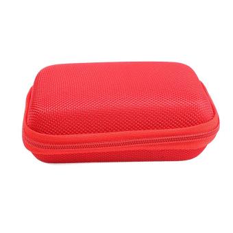 BUYINCOINS Colorful Storage Pouch Box Bag Case Earphone Headphone Headset SD TF Card Tool Red