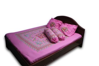 Oktovina-HouseOfBatik Seprai Batik Santung - Beddy Batik SBS-1 - Pink