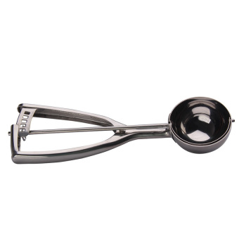 HKS Stainless Steel Gear Handle Ice Cream Scoop Mashed Potato Cookie Spoon 6CM