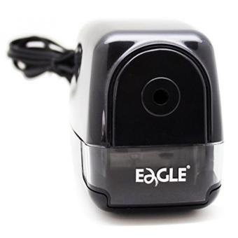 \"Eagle\" Electric Pencil Sharpener - Heavy Duty Helical Blade- Medium Use Motor with Overheat Protection - Perfect for Regular Pencils - Best for School, Home, and Office Use