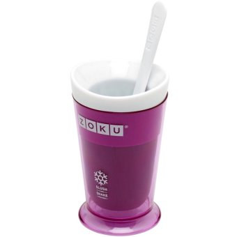 ZOKU Ice Cream Smoothie Milkshake Maker Cup / Gelas Pembuat Es - (Purple)