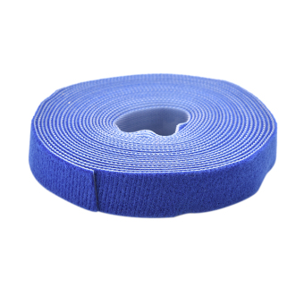 Homegarden Self Attaching Velcro Hook Loop Tape Fastener Blue