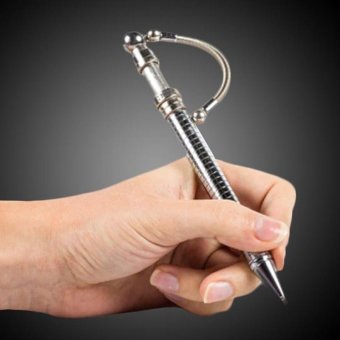 Fidget PEN As Antistress Cube Think Ink Pen Toy Stress Wheel Figit Fingers Spiner Stres Carki Hand TriSpinner Magnetic Metal Pen - intl