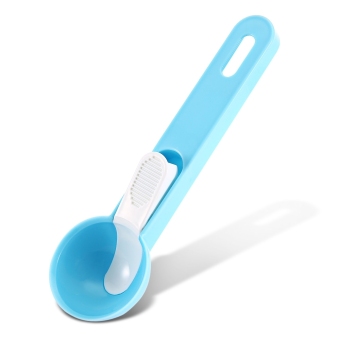 Plastic Fruit Ice Cream Ball Spoon Scoop Kitchen Accessories (Blue) - intl