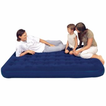 Bestway Air Bed Size Queen Matras (Biru) Kasur Tidur Pompa Angin 203 x 153 x 22cm