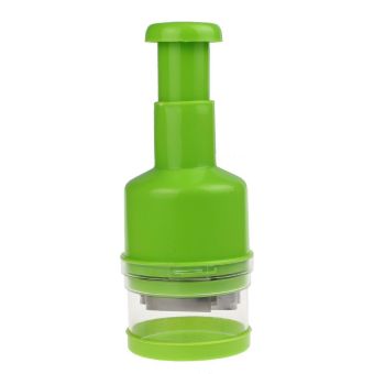 Sunyoo-Practical Durable Multi-functional Press Onion Slicer Cutter Chopper Garlic Premium Vegetable Peeler Dicer HOT(Green) - intl