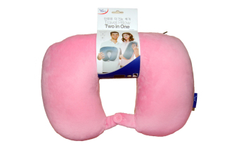Travel With Us - 2in1 Travel Pillow Pink