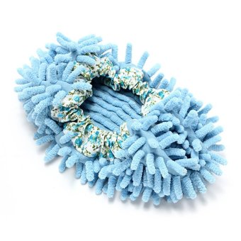 Microfiber Mop Shoe Dust Floor Cleaning Slipper Home House Office Polishing Multifunction Clean Cover Random Color