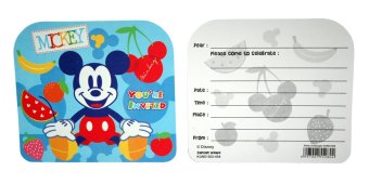 Disney Mickey Kartu Undangan (404ST)
