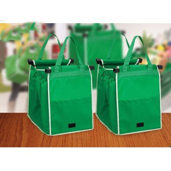 Best Grab Bag Kantong Belanja Multifungsi Tas Trolley Shopping Supermarket - Hijau