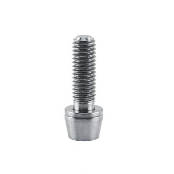 Titanium Alloy Titanium Tapered Head Screw With Washer For MTB Mountain Bike(silver/M6x16) - intl
