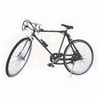 Central Kerajinan Miniatur Sepeda Balap Unik – Hitam Kecoklatan