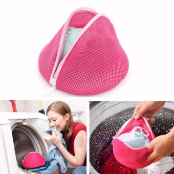 Triangle Bra Laundry Bag - Tas Laundry Celana Dalam Tas Laundry Serbaguna Tas Laundry Untuk Bra Tas Laundry Untuk Mencuci Bra - Pink