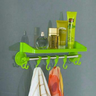 Rak rack serbaguna kamar mandi tempat shampoo handuk odol sabun powerful suction