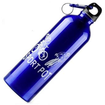Botol Minum Olahraga Aluminium 750ml - Biru
