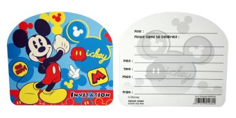 Disney Invitation Card Mickey 408 Set