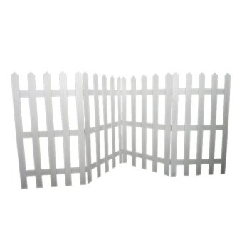 OHOME Decor Pagar Besar Dekorasi Kebun Garden Fence Foldable - Putih - AN-VB0038