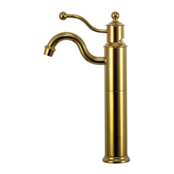 All copper hot and cold antique golden basin faucet continental retro faucet HP007 - intl