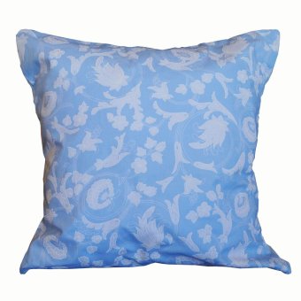 Flora Cushion - Bantal Sofa Leaf - Blue
