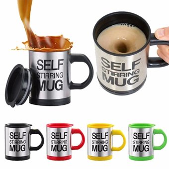 Self Stirring Mug - Gelas Pengaduk Minum Otomatis
