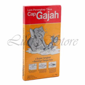 Lucky Rat Trap Glue - Lem Perangkap Tikus Cap Gajah - Papan Lem Tikus Cap Gajah - 70 gr