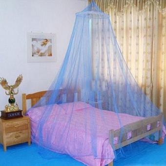 Kelambu Tidur Gantung Anti Nyamuk Serangga Lalat Mosquito Melindungi Anak di Kasur Nyaman Cantik Modern - Biru