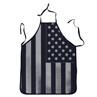 Jiayiqi Printed Apron Stylish American Flag Cookhouse Aprons - Intl
