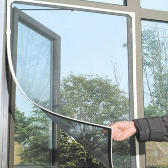 Insect Fly Bug Mosquito DIY Door Window Net Netting Mesh Screen Protector (Black)