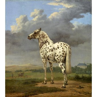Jiekley Fine Art - Lukisan The \"Piebald\" Horse Karya Paulus Potter - 1650-1654