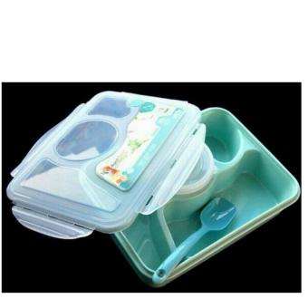 Lunch Box / Kotak Makan 4 sekat (Microwave Safe)