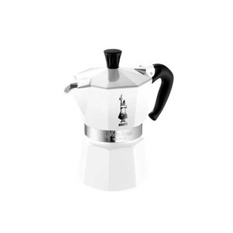 Bialetti Moka Express Espresso Maker White - 3 Cup