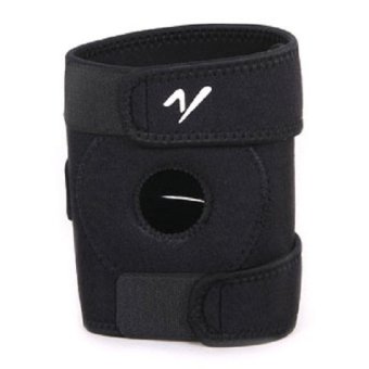 Sport Adjustable Kneepad Power Brace / Pelindung Lutut - Black