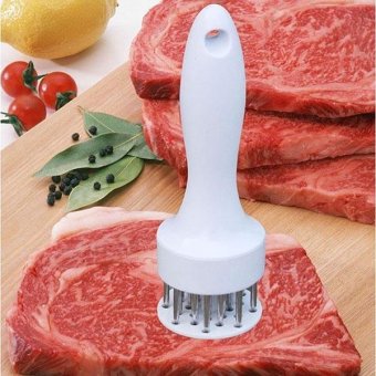 Paling Laku Meat Steak Blade Tenderizer Tool - Pelunak Daging- Putih