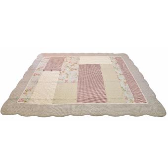Vintage Story Carpet Patchwork 100% Cotton Pink (Bunga)