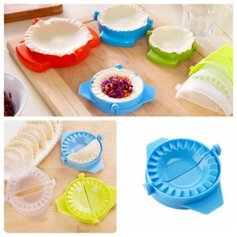 Jiayiqi Paket Plastik Alat Pembuat Kue Alat Masak Pangsit Jamur (Warna Acak)