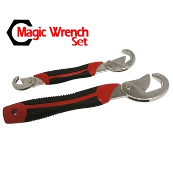 Universal Multifunction Magic Wrench / Kunci Pas - Hitam/Merah