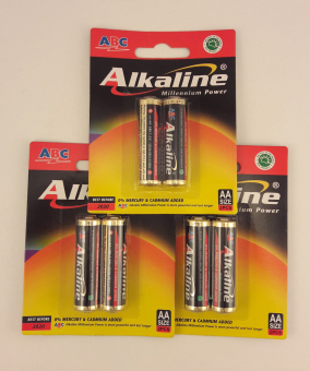Alkaline Baterai ABC AA 3 Hanger @2baterai