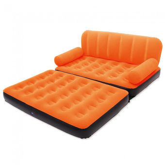 Bestway Sofa Bed 2 In 1 Double - Sofa Multifungsi - 67356 - Oranye