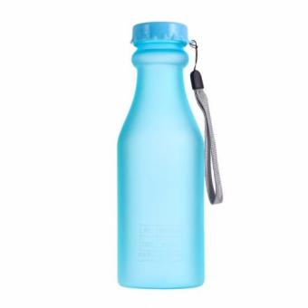 LaCarLa Colorful BPA Free Sport Water Bottle 550ml - Biru Muda