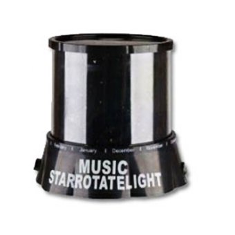 Lamp Auto-rotating Music Sky Star Master Projector Lamp - Hitam
