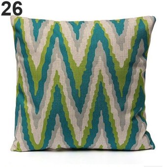 Broadfashion Fashion Print Throw Pillow Case Cushion Cover Home Sofa Decoration (#26) - intl