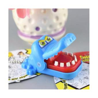 Sloof Mini Crocodile Dentist Keychain / Crocodile Dentist Prank Toys - 3 pcs (Random Color)