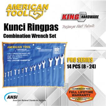 Kunci Ringpas Set AT 14 Pcs (8-24) Pro Series