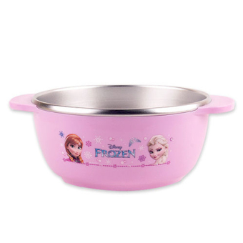 Disney Frozen Kid Stainless Large Food Bowl - Non Slip Bottom