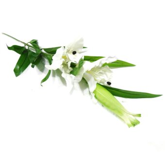 OHOME Decor Bunga Artifisial Casablanca - AN-B000336 - Putih