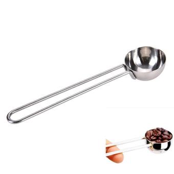Coffee Bean Spoon Stainless Steel Long Handle Measuring Stirring Spoons - intl
