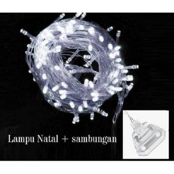 LAMPU LED NATAL + JACK SAMBUNG