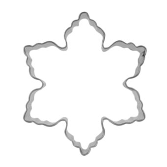 360DSC Christmas Mini Snowflake Shaped Stainless Steel Biscuit Pastry Cookie Cutter Mould Cake Fruits Mold DIY Kitchen Tool