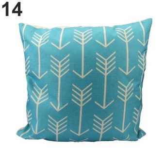 Broadfashion Fashion Tree Flower Print Throw Pillow Case Cushion Cover Home Sofa Decoration (#14) - intl
