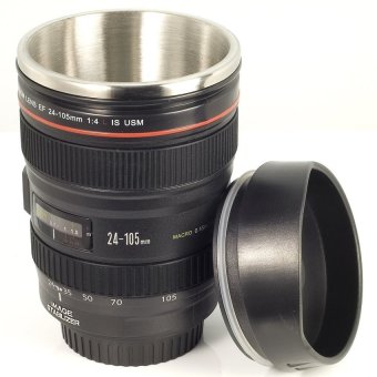 HL Lens Ef 24-105Mm Thermos Camera Cup, Stainless Travel Mug - Hotcold Coffee Tea Cup, Great Gift For The Photographer - intl